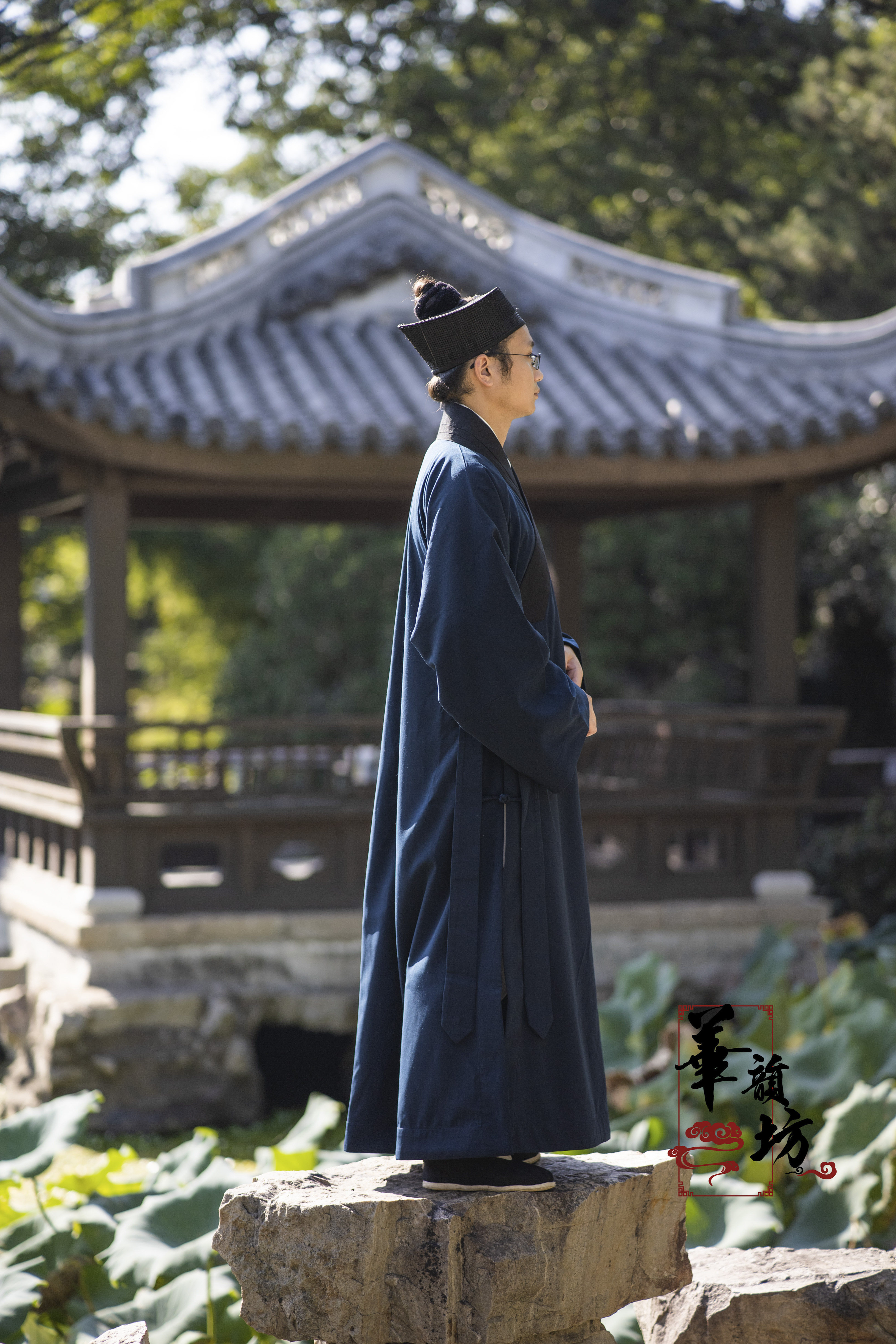 武当道袍秋冬加绒道士服套装