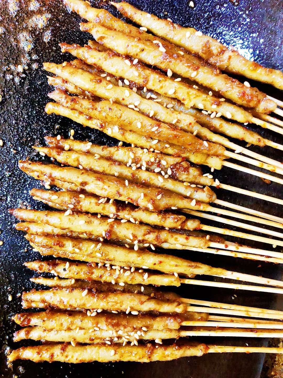 网红面筋小串圆面筋串夺命小串烧烤串油炸串铁板串一件3000串包邮