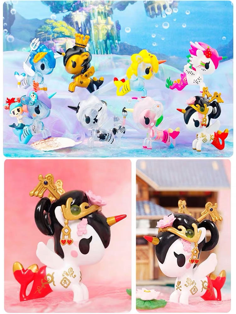 淘奇多奇tokidoki美人鱼系列第四季盲盒海洋手办二次元盒蛋