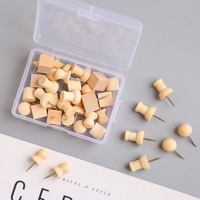 30枚照片美工大头按钉固定大头钉装饰公告栏毛毡图钉