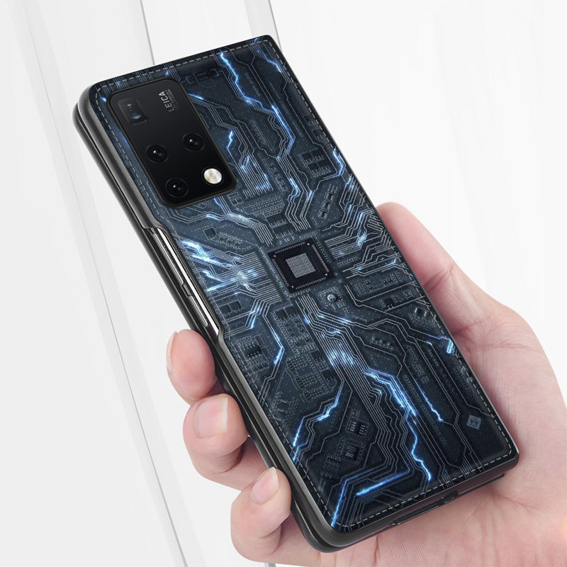 科幻华为matex25g手机机壳tetan00翻盖折叠matex2手机保护套