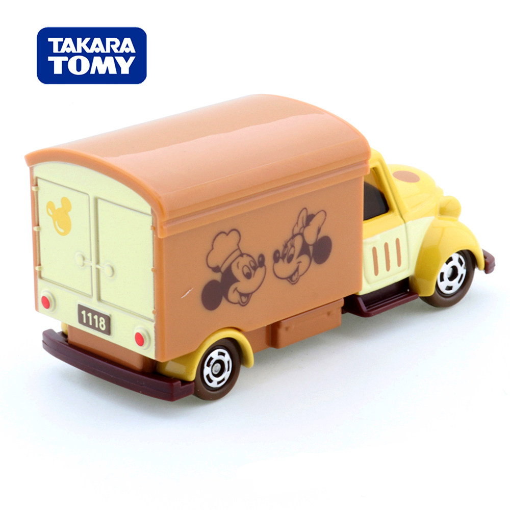 tomy多美卡迪士尼汽车dm03米奇米妮烘焙货车合金车模