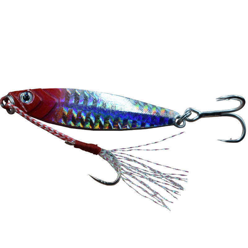 路亚钩锚血槽羽毛鱼饵远投饵小海钓淡水岸钓活饵