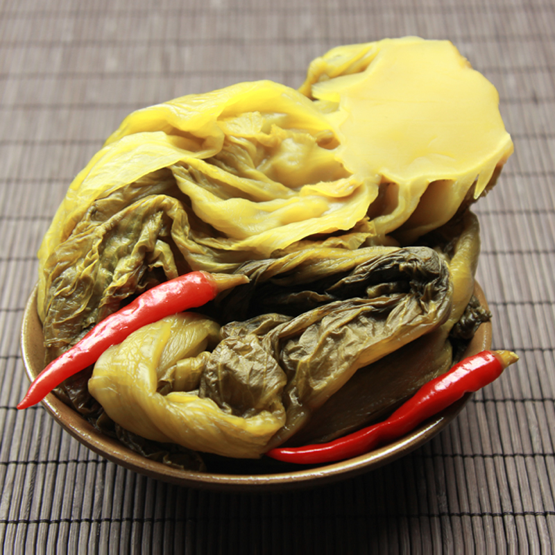 老坛子四川泡青菜泡酸菜泡咸菜400克*5袋做酸菜鱼粉丝汤 腌制酸菜