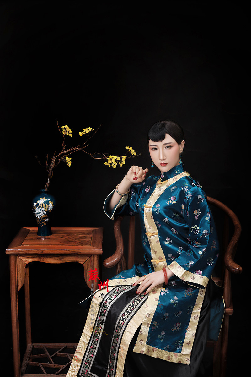 清末民国少奶奶服装秀禾古装中式传统大家闺秀小姐民族服装