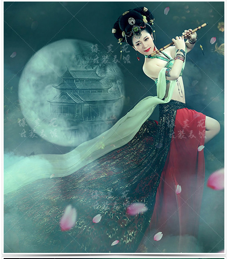 服装敦煌飞天天汉舞蹈演出演出服仙女嫦娥古装民族服装