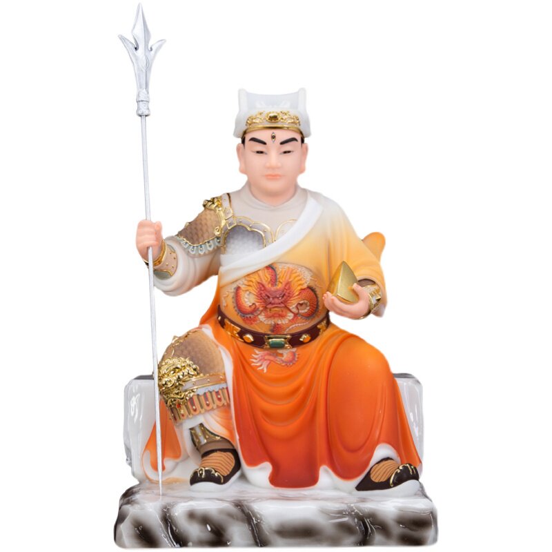 华光王爷供奉道家天君帅马马元大帝马王爷三眼摆件