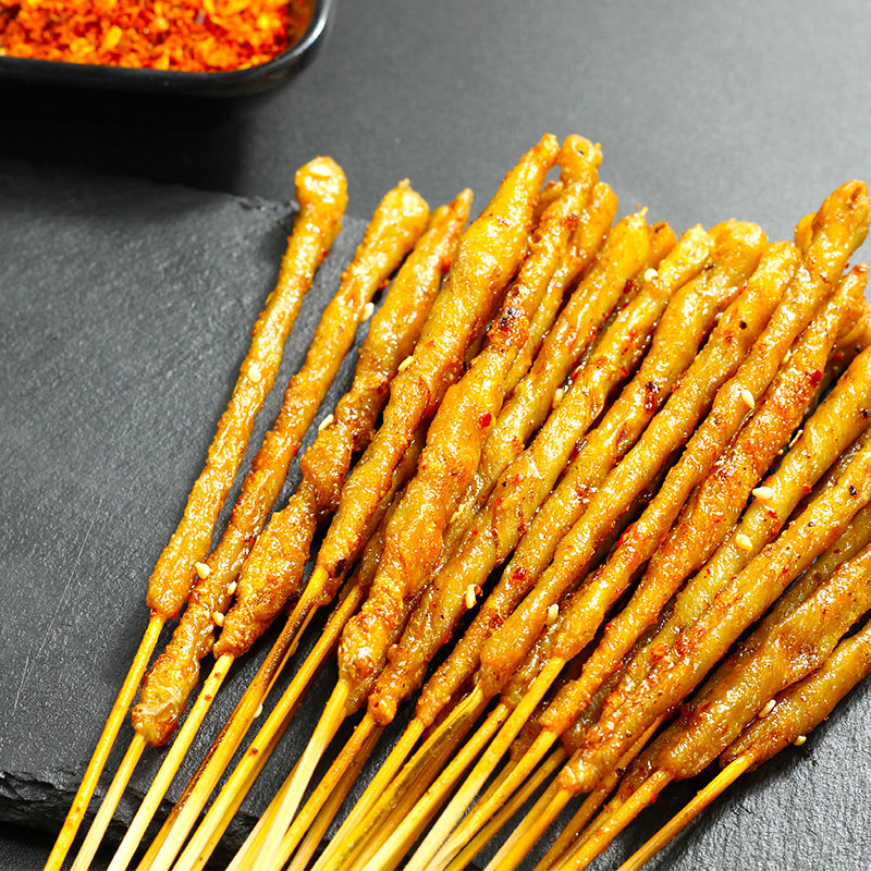 面筋小串网红条串夺命烧烤油炸串批一件3000串面筋制品