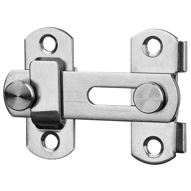 门锁不锈钢简易推拉推拉门门栓移门插销柜门锁扣明插销