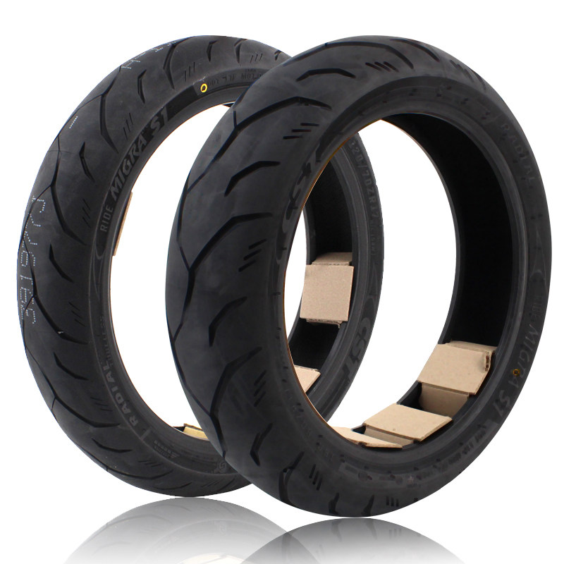 适用于本田cb400x cb400f摩托车轮胎160 60zr17真空胎120 70zr17 - 爱