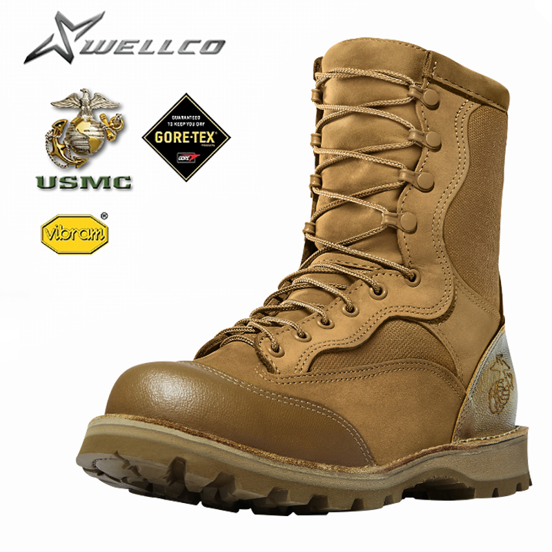 进口美产USMC RAT战靴沙漠靴GTX防水高帮8寸作战靴军迷户外战术鞋