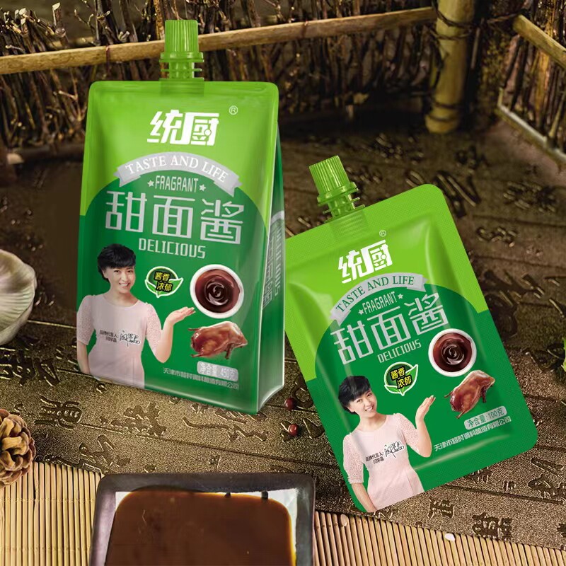家用天津统厨450g袋装甜面酱老北京炸酱专用煎饼酱类调料