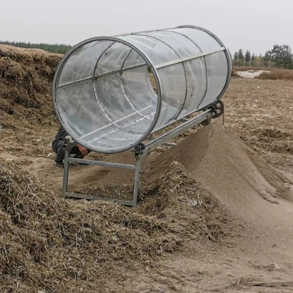 筛草机滚筒筛草筛子牛羊加厚筛筛草机花生秸秆农产品加工设备