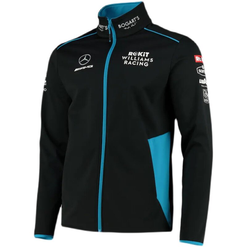 威廉姆斯外套长袖f1赛车服秋冬装车队夹克保暖赛车服