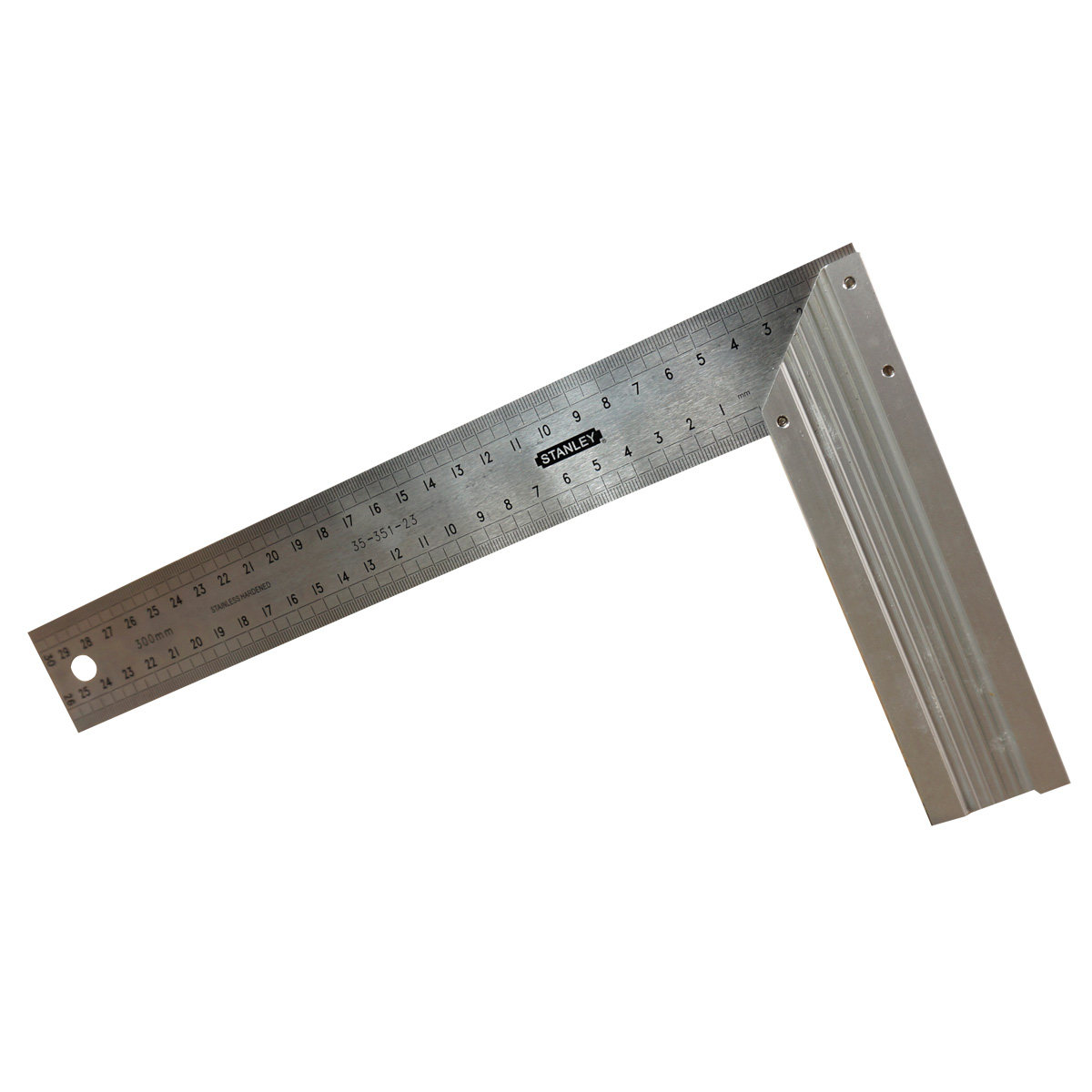 直角尺stanley史丹利3535123铝座不锈钢300x165mm角尺