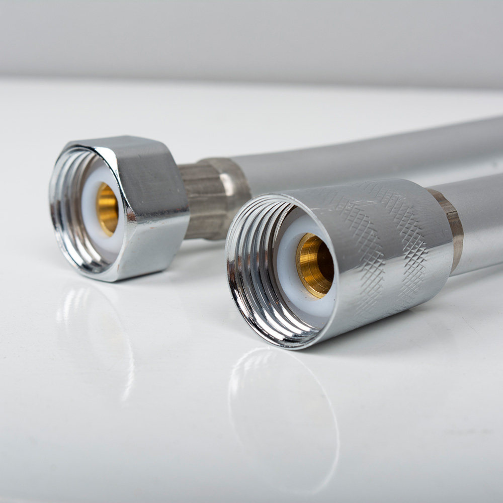 花洒喷头软管热水器管家用淋浴不锈钢水管1.5/2米淋雨pvc管子套装
