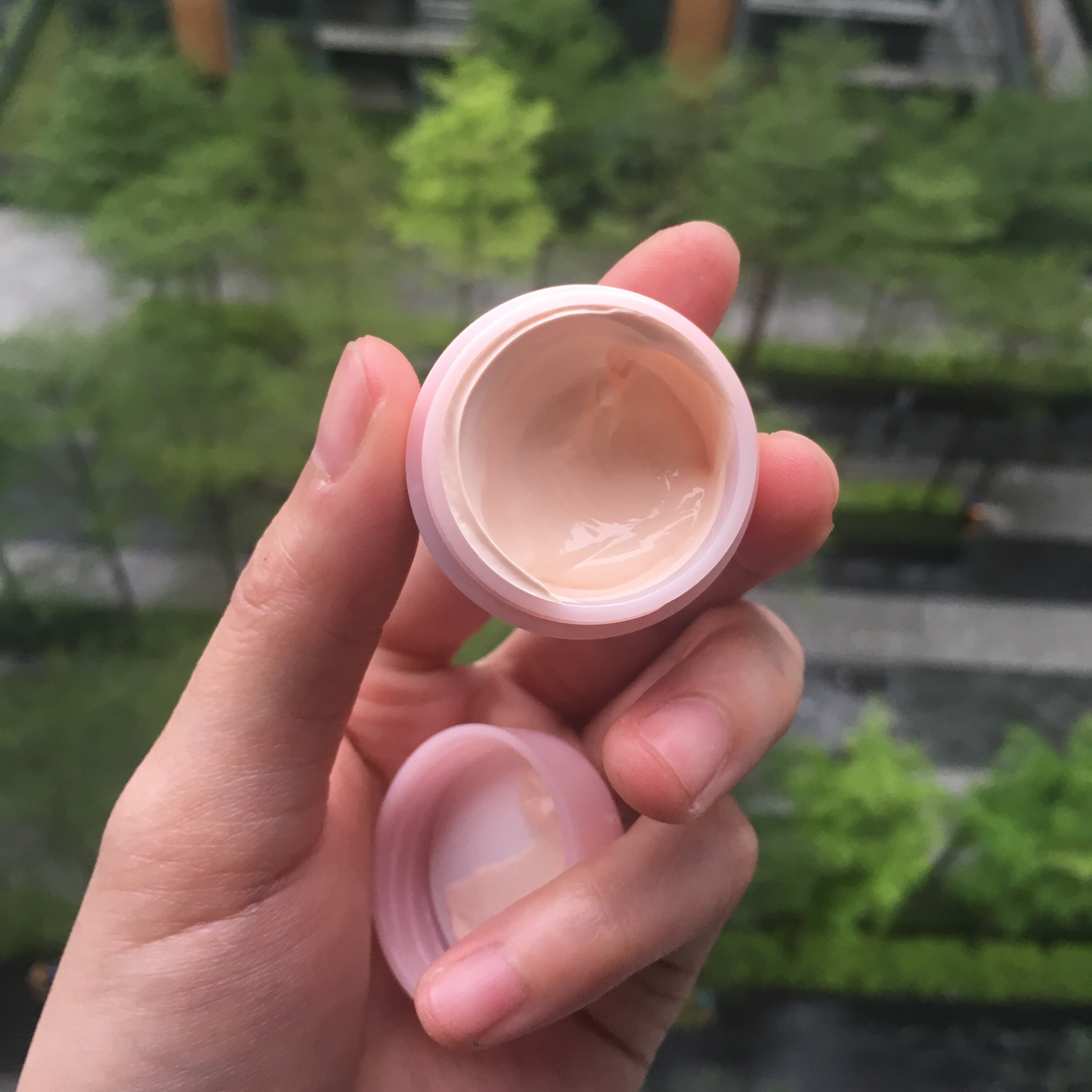 泰国treechada素颜霜小样旅行装遮瑕隔离补水提亮保湿5g