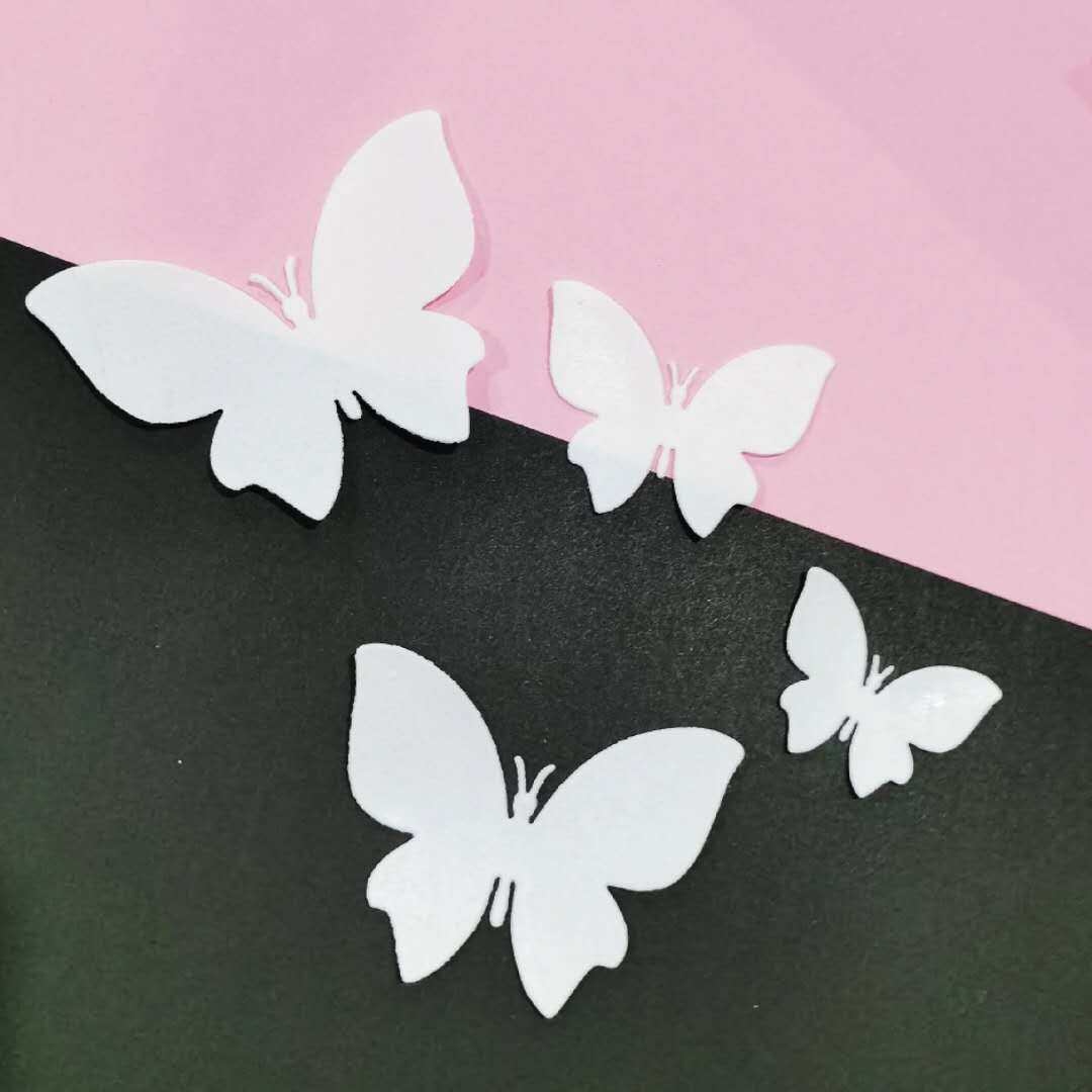 糯米空白蝴蝶威化纸可diy上色白色糖纸蛋糕节日装扮用品