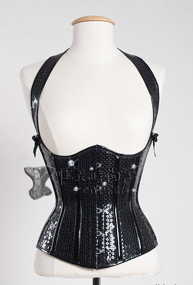 收腹新款束腰宫廷马甲哥特式束身钢骨腰封强力塑身腰封