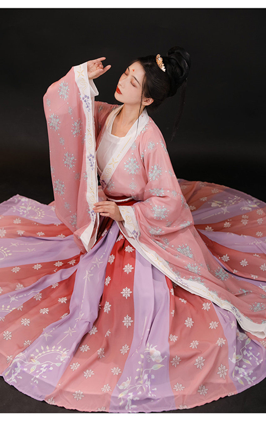 汉服女中国风改良传统古装齐胸襦裙日常仙女民族服装