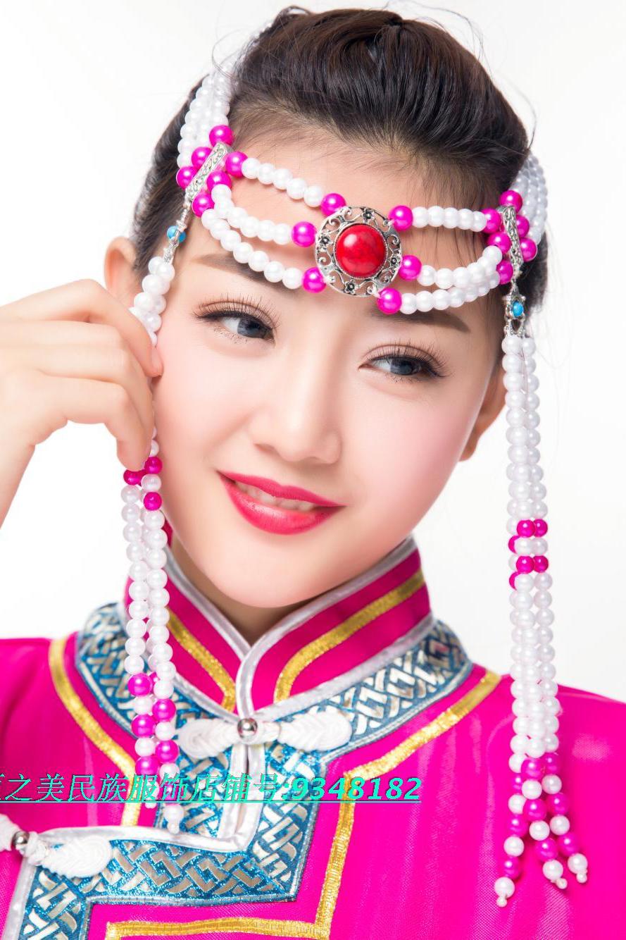 蒙古蒙古族头饰新娘饰品民族民族舞舞蹈演出佩饰发饰