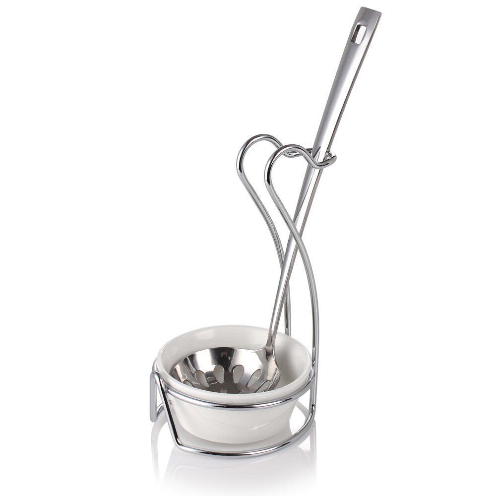 架子餐厅火锅汤勺不锈钢勺子漏勺餐具餐具架酒店厨房置物架