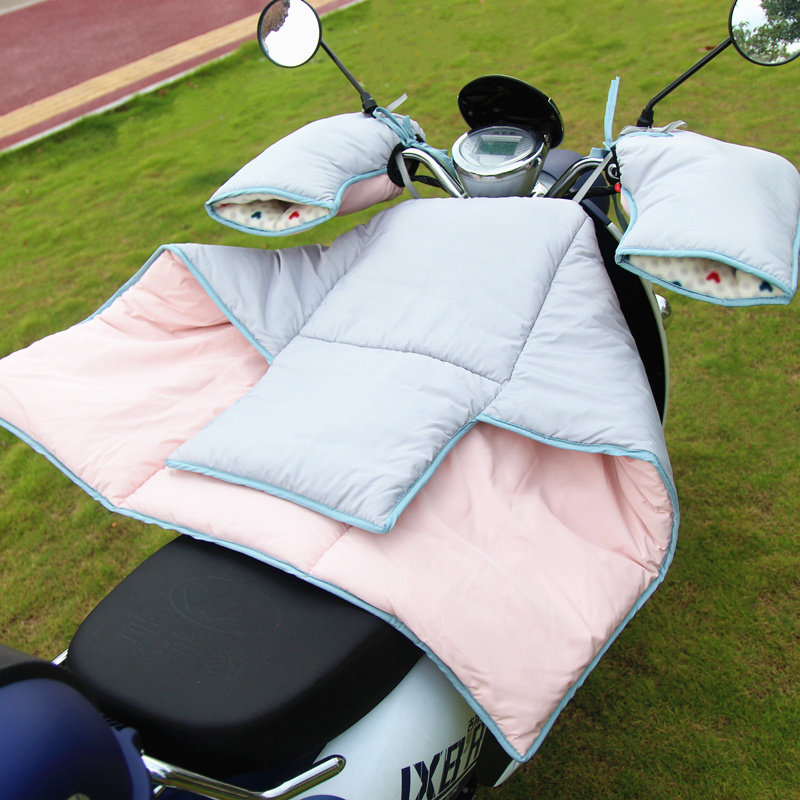 挡风分体电动车冬天天加加厚防水电瓶车保暖防寒电动车挡风被
