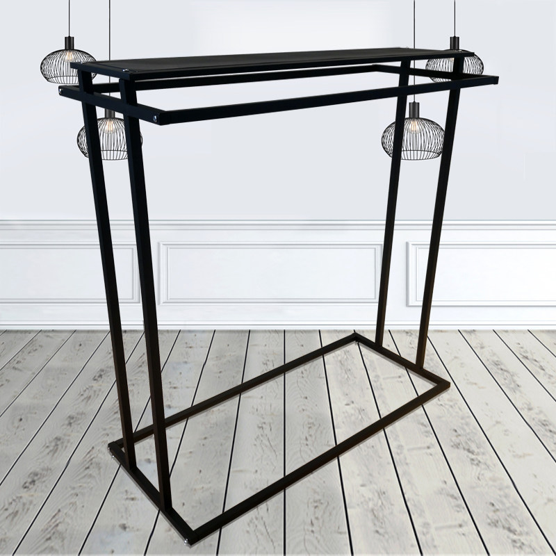 服装店中岛落地式双排挂架男装女装店挂衣架简约服装展示架