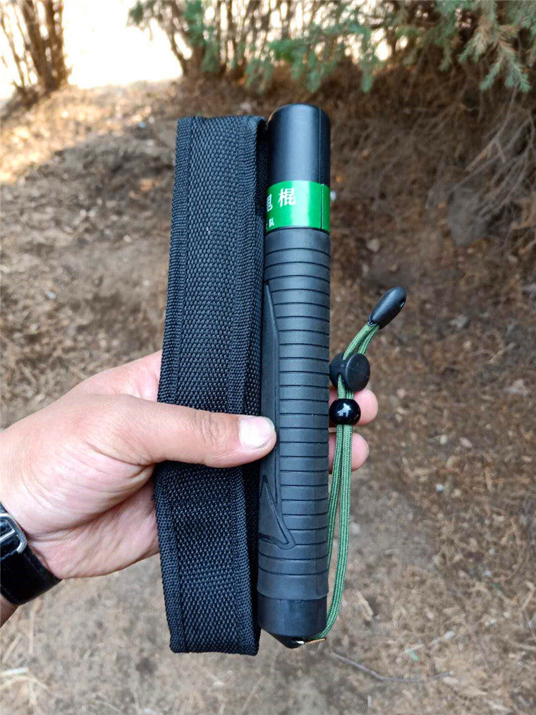 甩棍新式聚酯纤维伸缩三节节棍车载便携防身其他防护救生装备