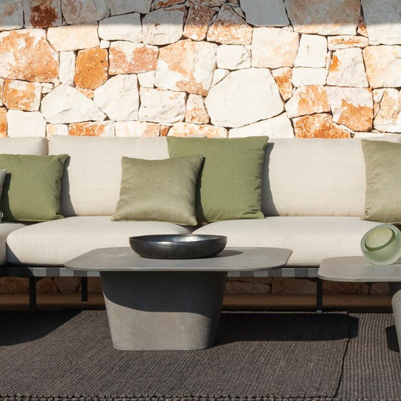 北欧创意泥土水泥茶几设计师样板房客厅沙发茶台茶几