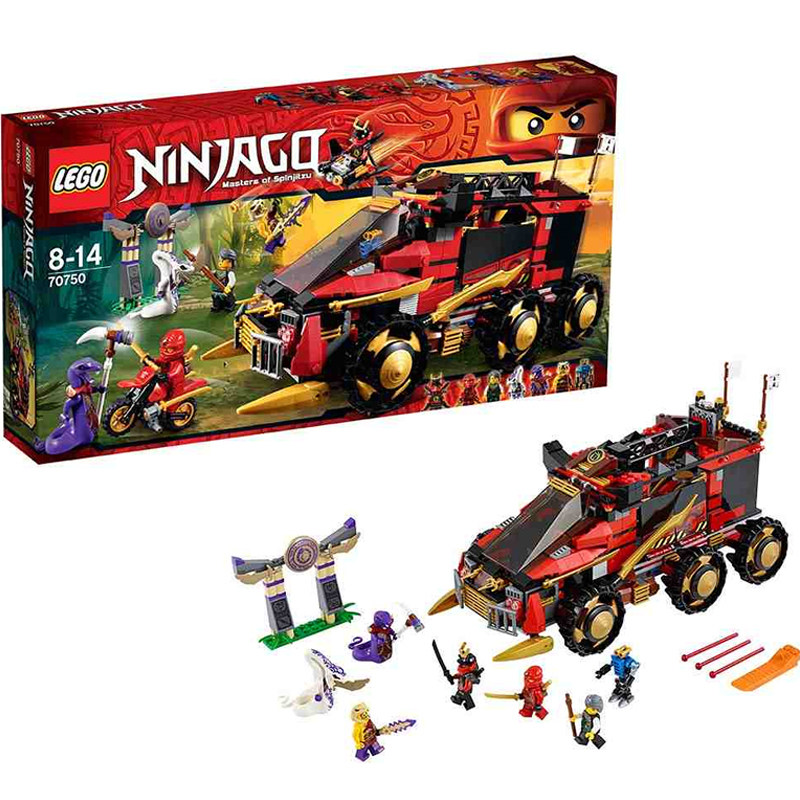 忍者乐高lego积木幻影70750移动指挥所拼装益智建构