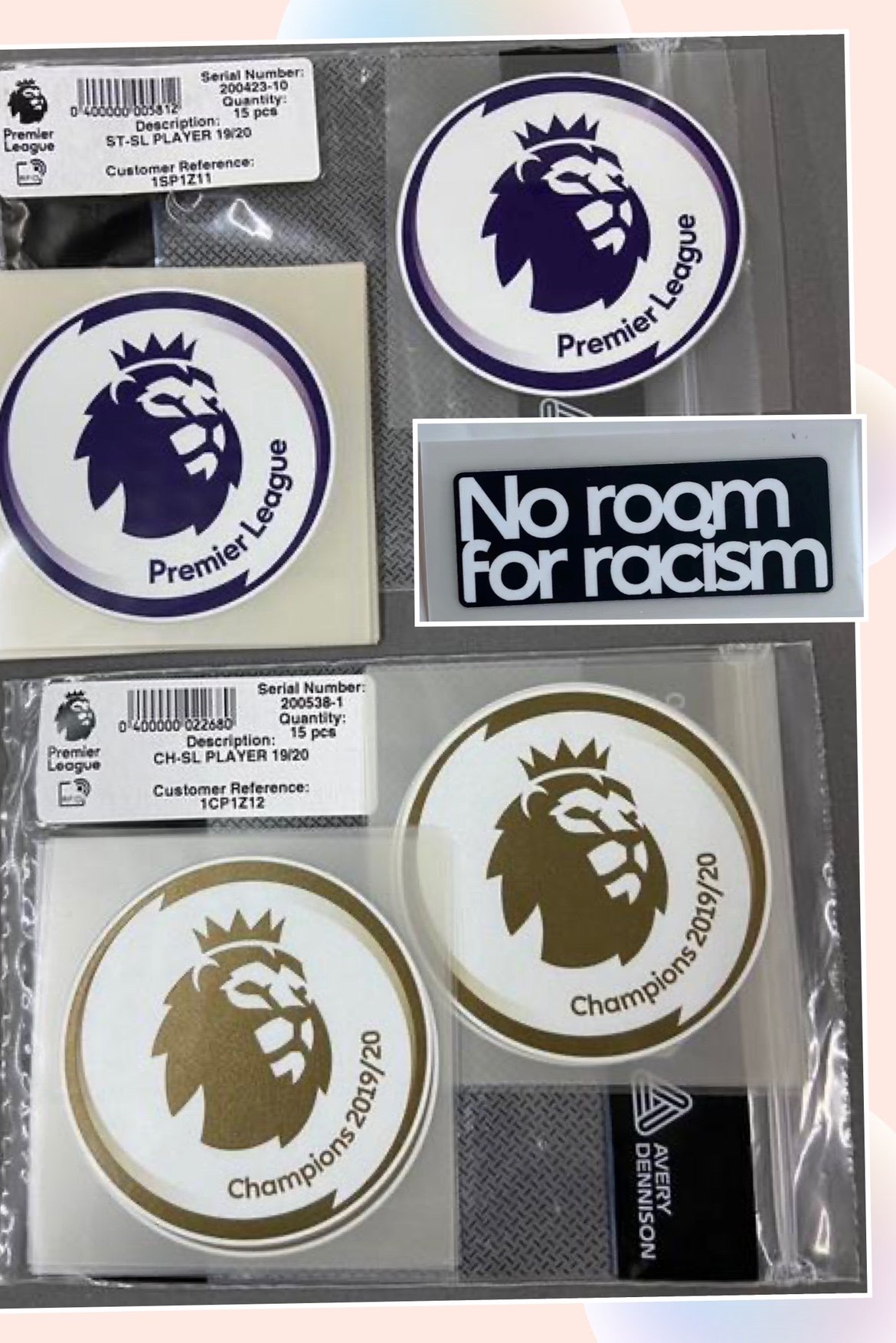 赛季英超联赛2223通用球员臂章卫冕16172122球迷用品