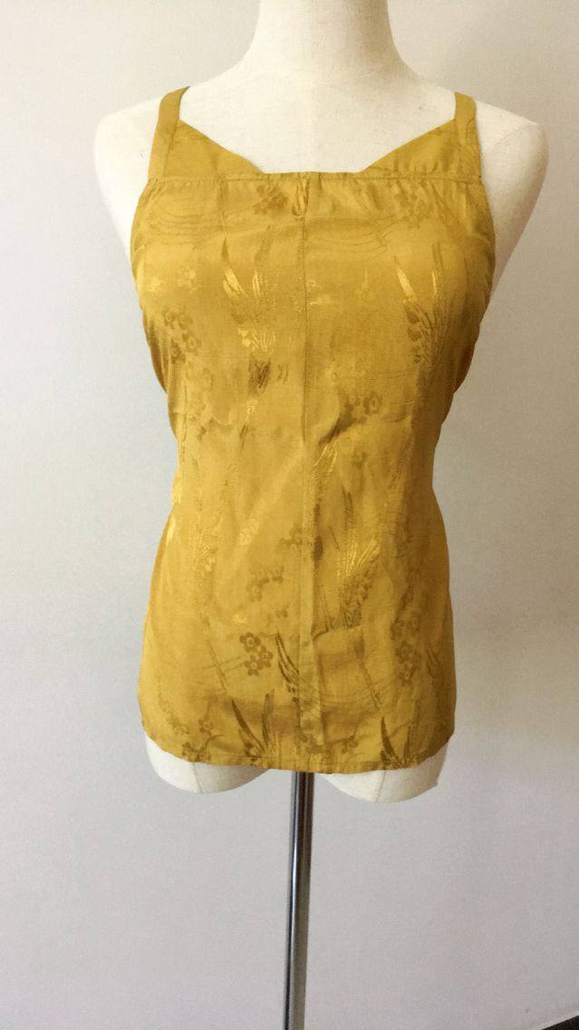 裳裳者华 消夏 提花暗纹仿黄昇墓抹胸宋抹吊带宋制汉服内搭 现货