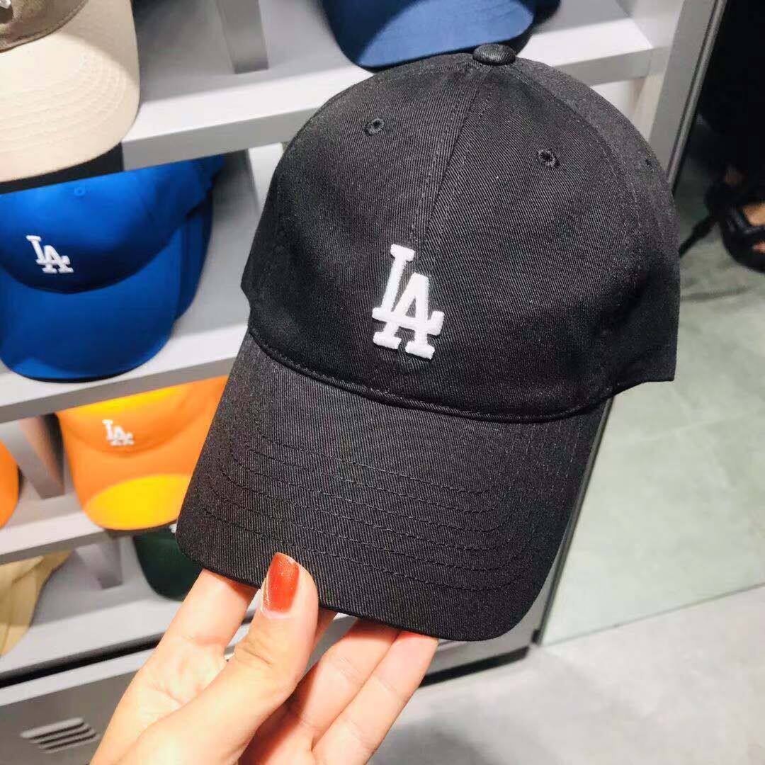 专柜正品mlb棒球帽男女女款绿色软顶小标ny帽子