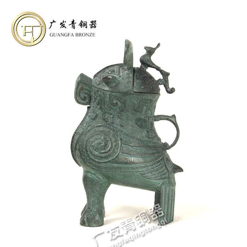 妇好鸮尊青铜枭尊鸟尊酒器仿古青铜器工艺礼品摆件摆件