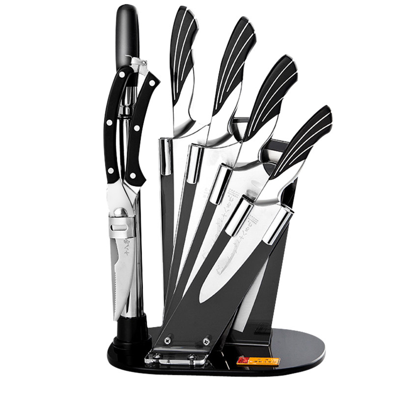 十八子作德国厨房西餐刀具套装全套组合菜刀整套家用套刀雀之韵-寻一