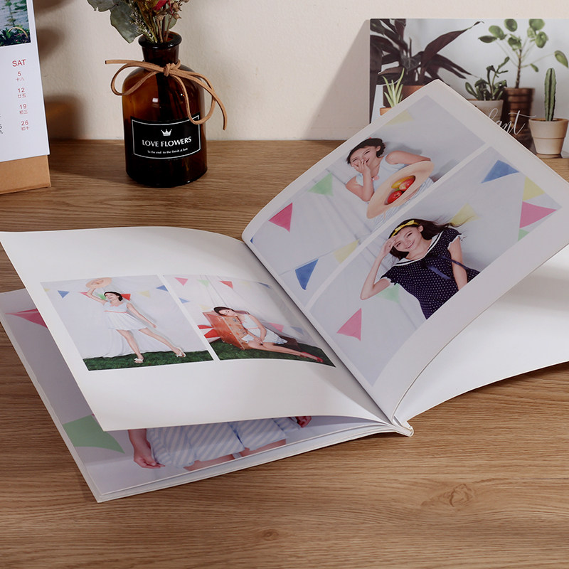 杂志制作12寸照片装书相册影集a4写真宝宝相册