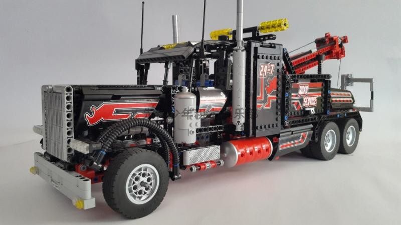 乐高8285科技积木机械lego重型起重拖车美式塑料积木