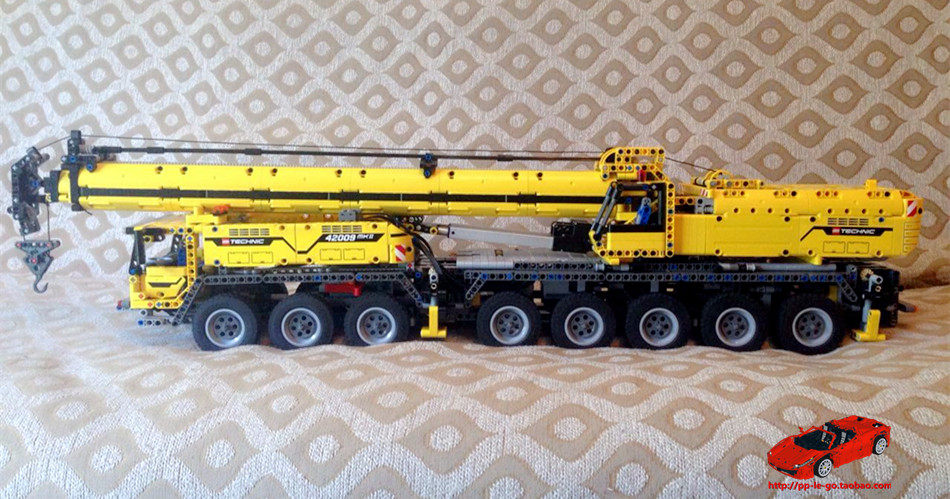 lego42009遥控格鲁升级版16轮重型吊车乐高积木塑料积木