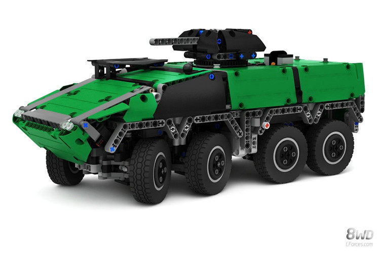 lego 乐高装甲运兵车 technic moc 遥控步兵战车
