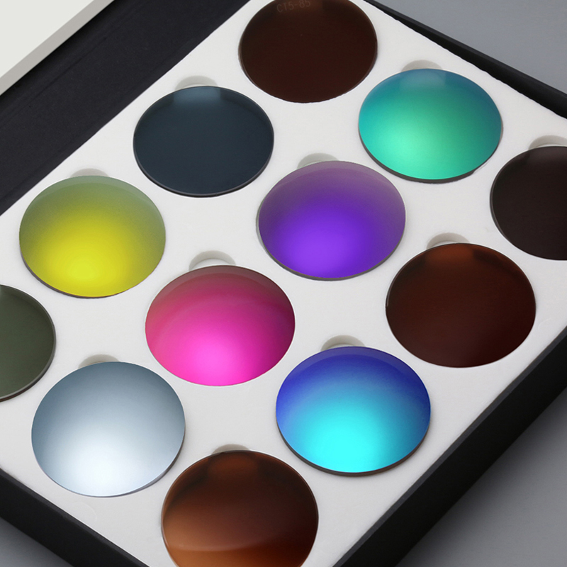 太阳镜近视太阳镜片1.56防紫外线墨镜加硬膜片偏光定制眼镜片