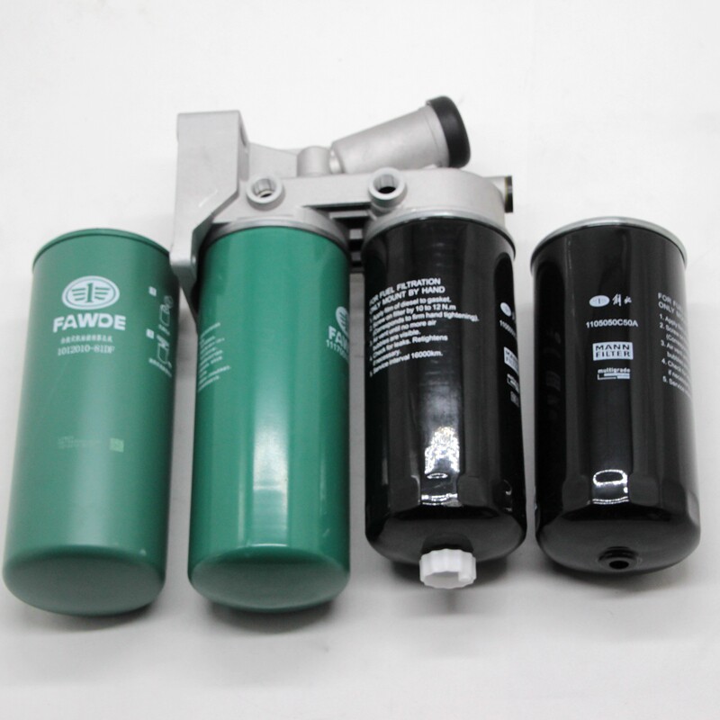 柴油适配解放j6油水分离器总成成双滤清器jh6其他