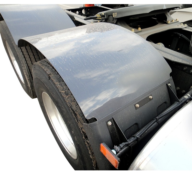 后轮挡泥板适用于解放j6配件j6jh6桥上新款加装挡泥板