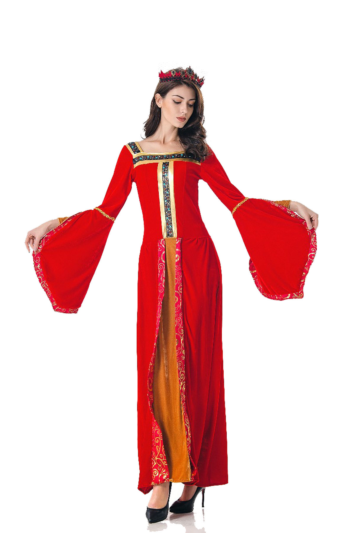 服装成人长裙万圣节复古宫廷埃及艳后舞台演出民族服装