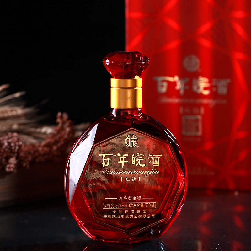 百年酒浓香型52度婚宴用酒长辈安徽名酒整箱国产白酒