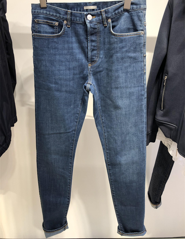 diorhomme男士蓝色小脚牛仔裤2020秋冬正品代购牛仔裤