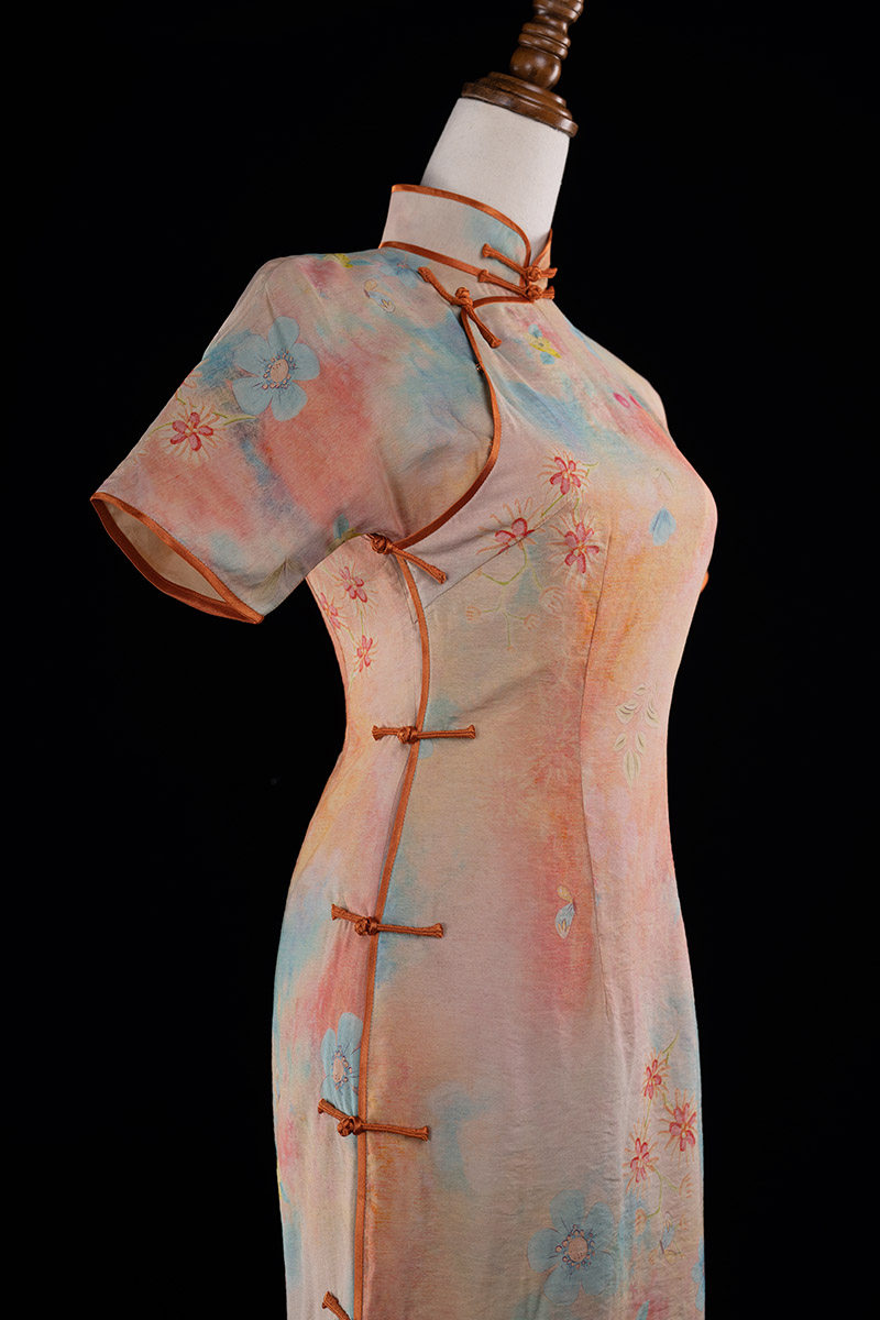 流年映月楼2020冬季新款中式上海民国古法手工旗袍