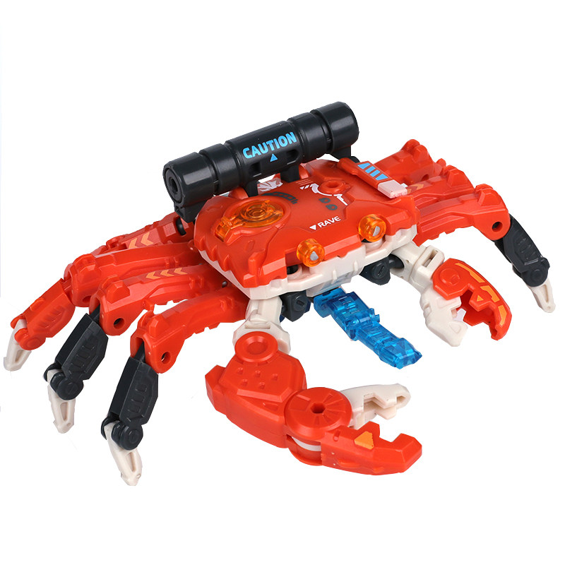 52toys 猛兽匣公螃蟹—铁手 动物变形潮流玩具摆件机甲模型
