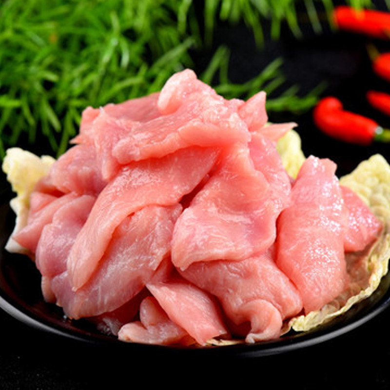 肉片诚德调味猪肉商用新鲜冷冻冻猪肉20斤速冻生猪肉