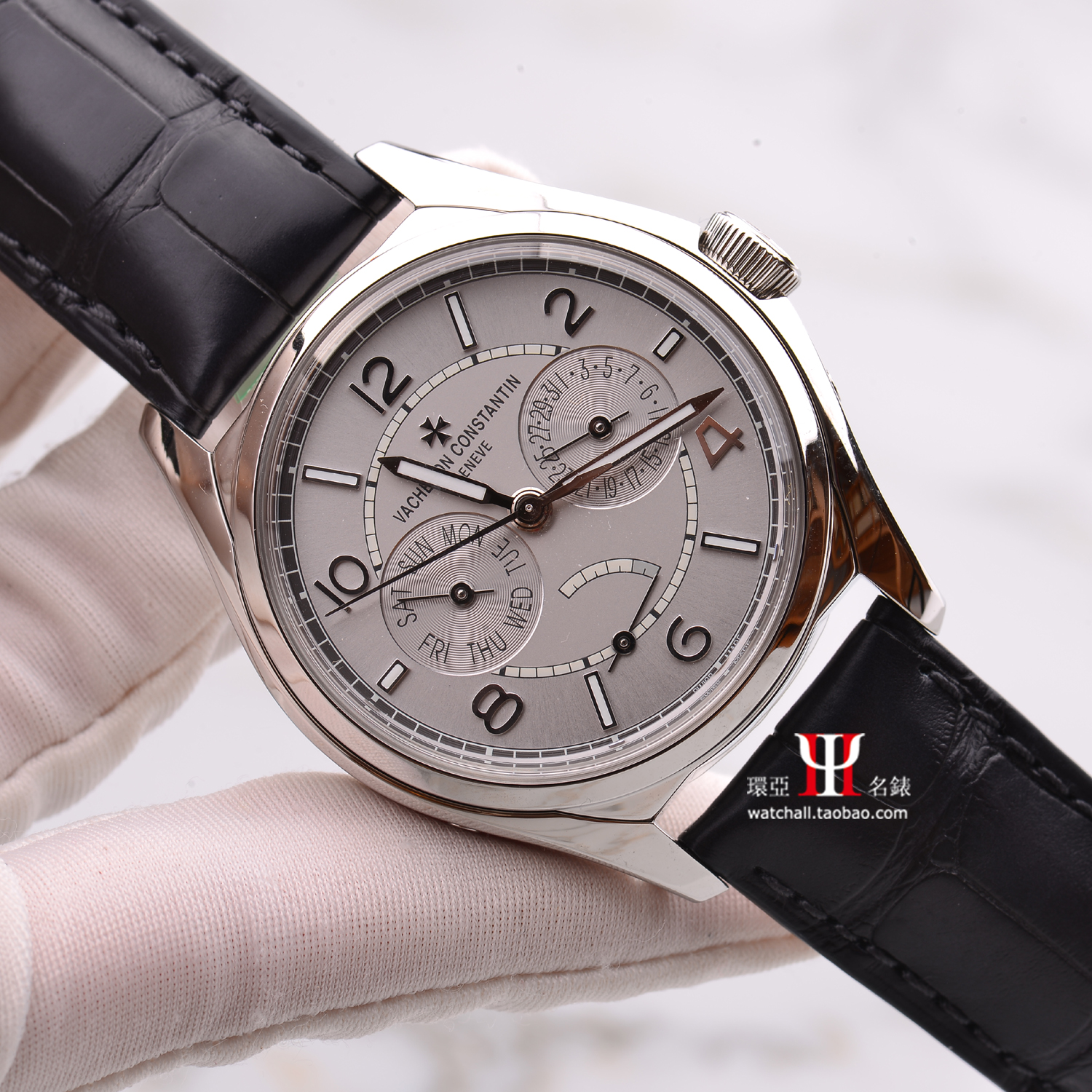 【联保】VC江诗丹顿伍陆之型精钢机械男表4400E/000A-B437